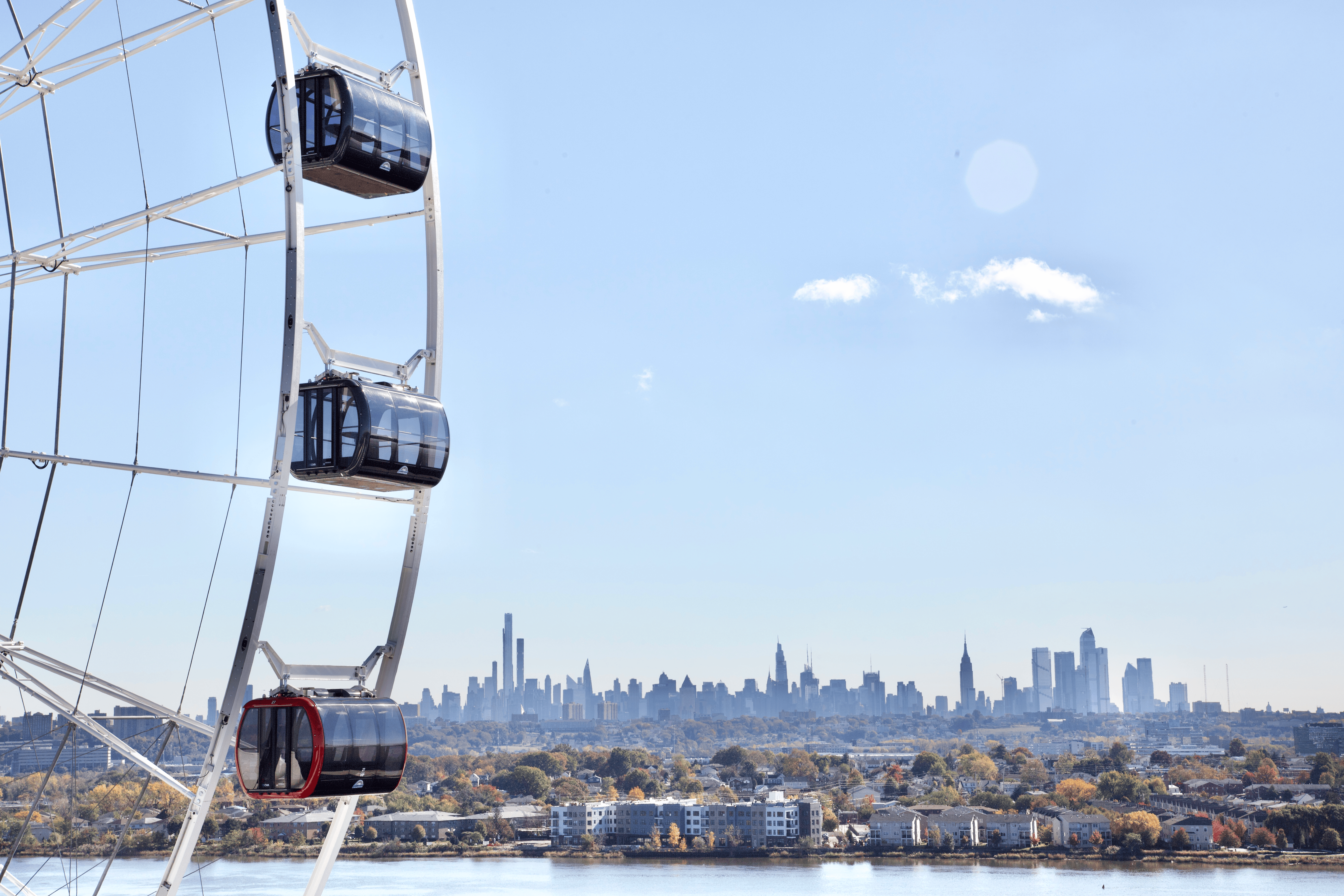 SkyViews Wheel at sunset